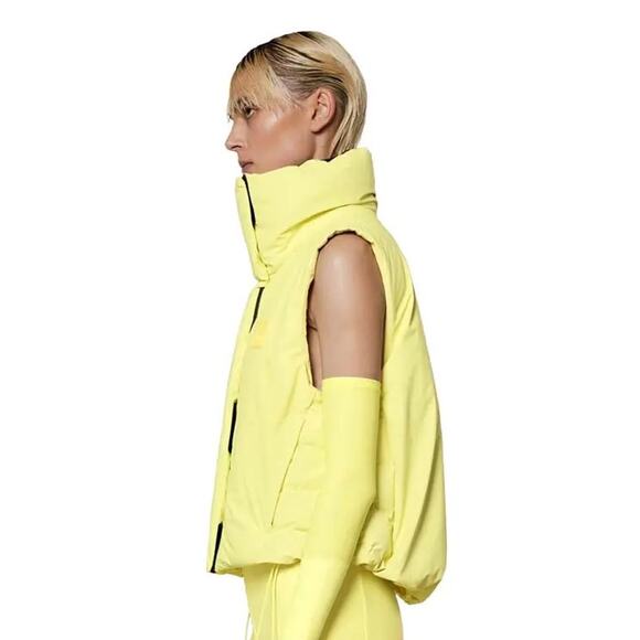 #205 NWT- RAINS Loop W Vest Straw Puffer Vest Sz: XS RET$250 GET THE SET!! - Picture 3 of 10